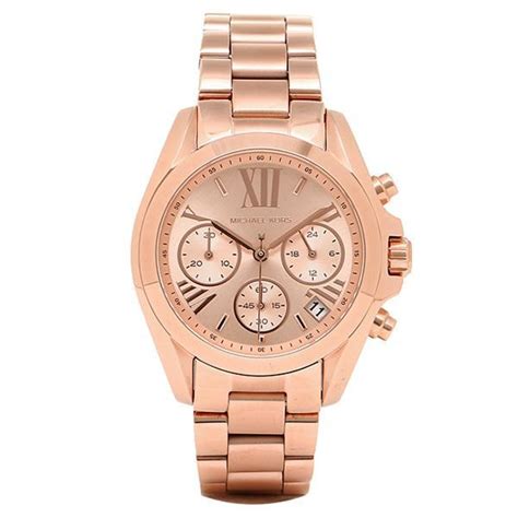 michael kors bradshaw chronograph rose gold tone ladies watch mk5799|Michael Kors bradshaw watch case.